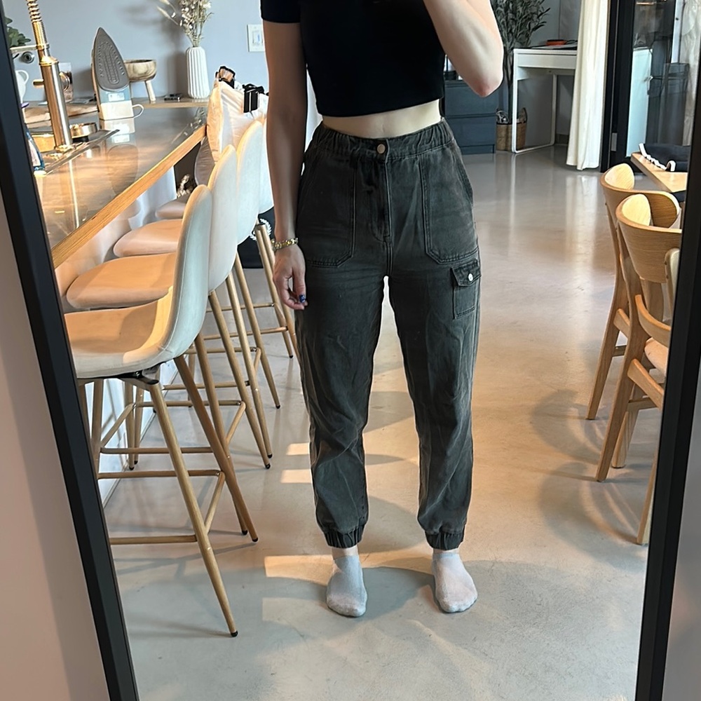 Women's Casual Brown Cargo Pants